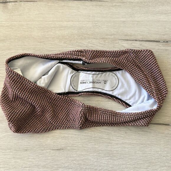 Cupshe Rib Scoop Neck Top & Hipster Bikini Set Mineral Wash M NWT IN PACKAGE - Picture 12 of 16